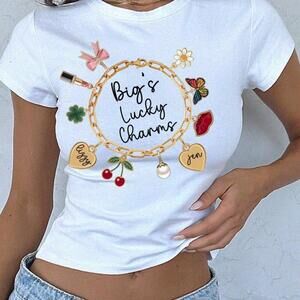 Lucky Charms Sorority Reveal Y2K Aesthetic Graphic Unisex T-Shirt